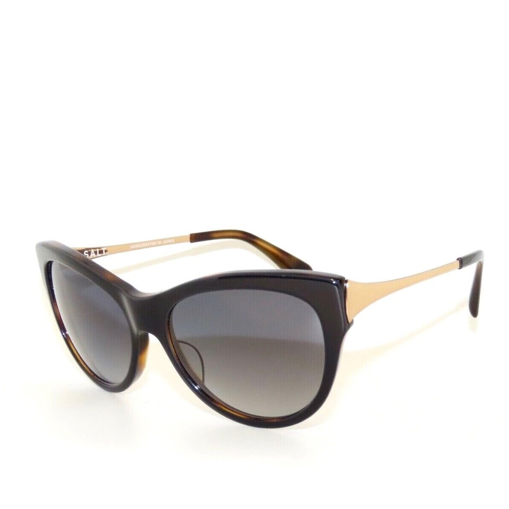 Salt Optics Blanchett BKOK Black On Havana Grey Polarized Sunglasses
